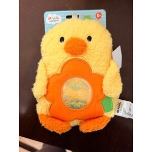 Magic Years Soft Sensory Toy‎ Baby OS Yellow Chick Plush Glitter 6-pack NWT